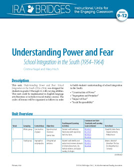 Understanding Power and Fear - School Integration in the South (1954-1964)