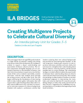 Creating Multigenre Projects to Celebrate Cultural Diversity - Interdisciplinary Unit for Grades 3-5