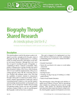 Biography Through Shared Research - An Interdisciplinary Unit for K-2