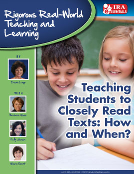 Teaching Students to Closely Read Texts