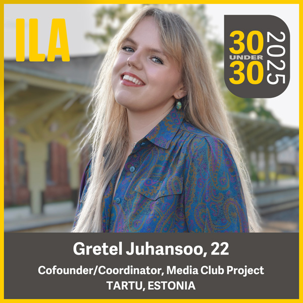 2025 ILA 30 under 30 Gretel Juhansoo