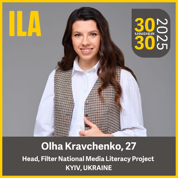 2025 ILA 30 under 30 Olha Kravchenko