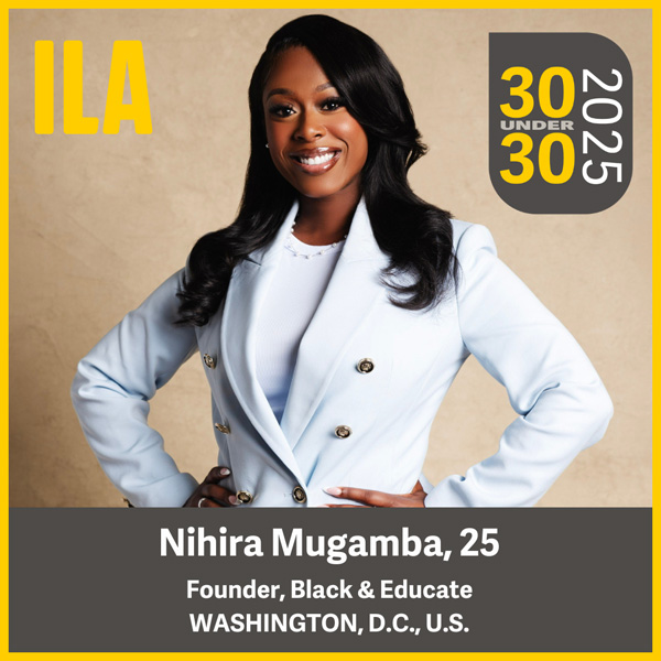 2025 ILA 30 under 30 Nihira Mugamba