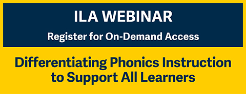 On demand webinar: Differentiating Phonics Instruction to Support All Learners