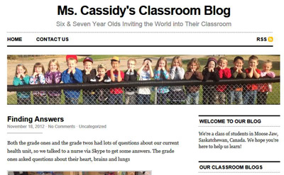 Mrs. Cassidy's Classroom Blog