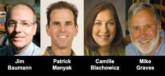 Michael Graves, Jim Baumann, Camille Blackowicz, and Patrick Manyak Michael Graves, Jim Baumann, Camille Blackowicz, and Patrick Manyak