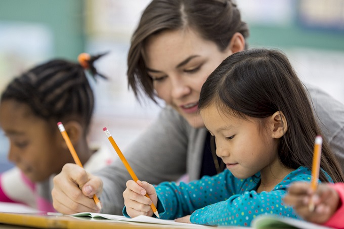 Teacher and student