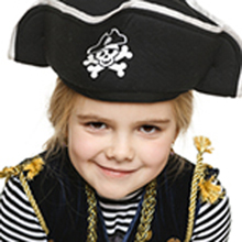 Kid Dressed as Pirate
